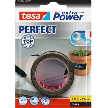 Discount Tesa Tape Power Perfect 19mmx2.75M Zwart