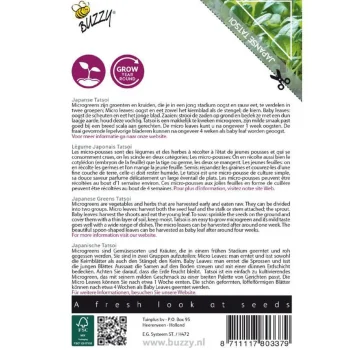 Outlet Buzzy Tatsoi Microgreens Zaden