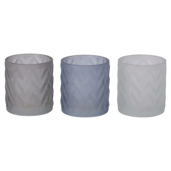 New Natural Collections Theelichthouder Glas 7 X 7 X 8 Cm