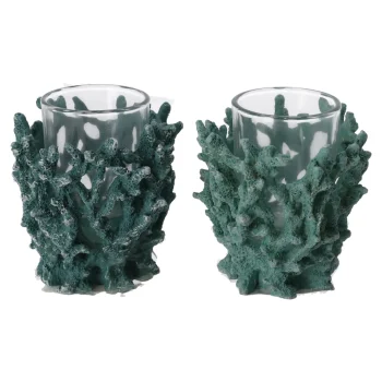 New Natural Collections Theelichthouder Koraal 8 Cm Blauw