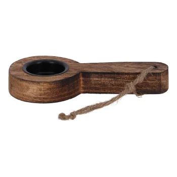 Sale O'malley Theelichthouder Lepel Hout 25 Cm