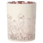 Sale Theelichthouder Pink Garden 10 X 12 Cm