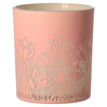 New Van Cranenbroek Theelichthouder Pink Garden 8 X 10 Cm