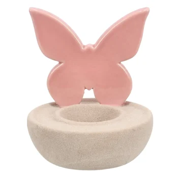 Sale Van Cranenbroek Theelichthouder Vlinder Roze 12cm