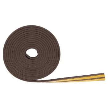 Outlet Westham Tochtstrip E-rubber 6 M Bruin