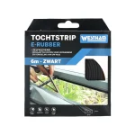 Clearance Westham Tochtstrip E Rubber 6 M Zwart