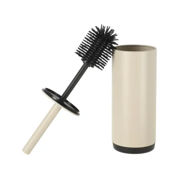 Sale Nevac Toiletborstel Met Houder Soft Close Beige