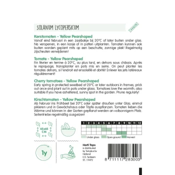 Fashion Horti Tops Tomaten Yellow Pearshaped