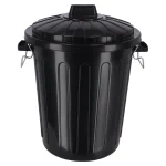 Clearance Curver Ton Met Deksel Zwart 23l