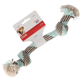 Online Friendly Pet Touw Hond Kleur 2 Knopen Klein