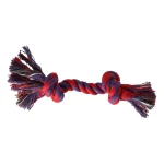 Hot Friendly Pet Touw Hond Kleur 2 Knopen Small