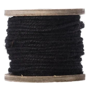 Fashion Natural Collections Touw Jute 130g Op Spoel Zwart