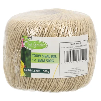 New Bel Garden Touw Sisal Bol 1-1,5mm 500g