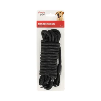 Discount Friendly Pet Trainingslijn Hond 8mm 5M Zwart
