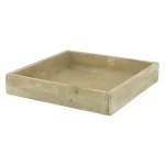 Clearance Natural Collections Tray Natural 20 X 20 Cm