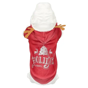 Fashion Trui Hond Kerst Holidays Rood 25cm