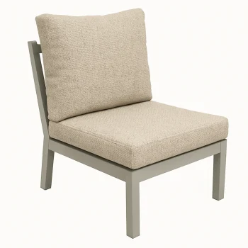 Outlet Bois Le Duc Tussenstuk Brozzi Milky Grey Met Kussens