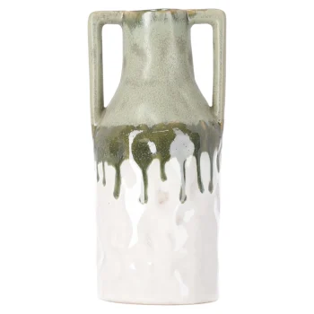 Online Mica Decorations Vaas 20 Cm Groen