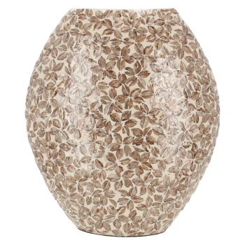 Online Vaas Capiz Salesse Beige 45 Cm