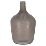 Clearance Vaas Fles Glas Grijs 30 X 18 Cm