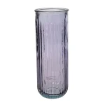 Clearance Decoris Vaas Glas Lila 28 Cm
