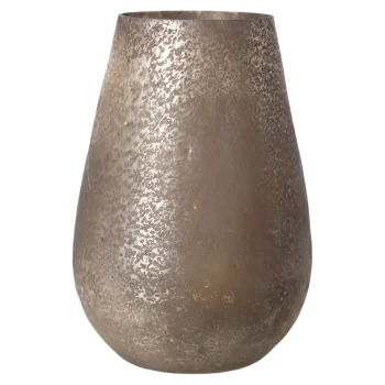 Hot O'malley Vaas Glas Prugny Grijs 29 Cm