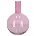 New Natural Collections Vaas Glas Roze 32 Cm