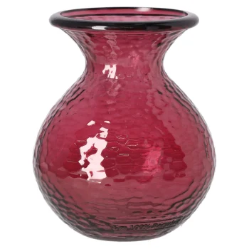 Clearance Mica Decorations Vaas Glas Verdal Bordeau X 18 X 15 Cm