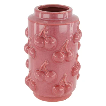 Sale Natural Collections Vaas Kers Rood 14 X 22 Cm