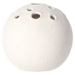 Fashion Natural Collections Vaas Porselein Wit 11 X 10 Cm