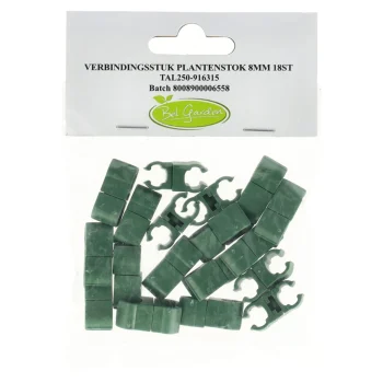 Clearance Bel Garden Verbindingsstuk Plantenstok 8mm 18st