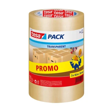 Fashion Tesa Verpakkingstape Trans 50mmx66M 3st