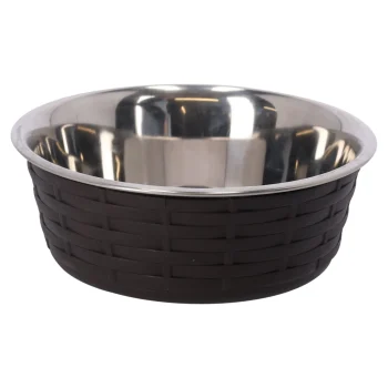 Clearance Friendly Pet Voederbak Vlechtwerk Bruin 17cm
