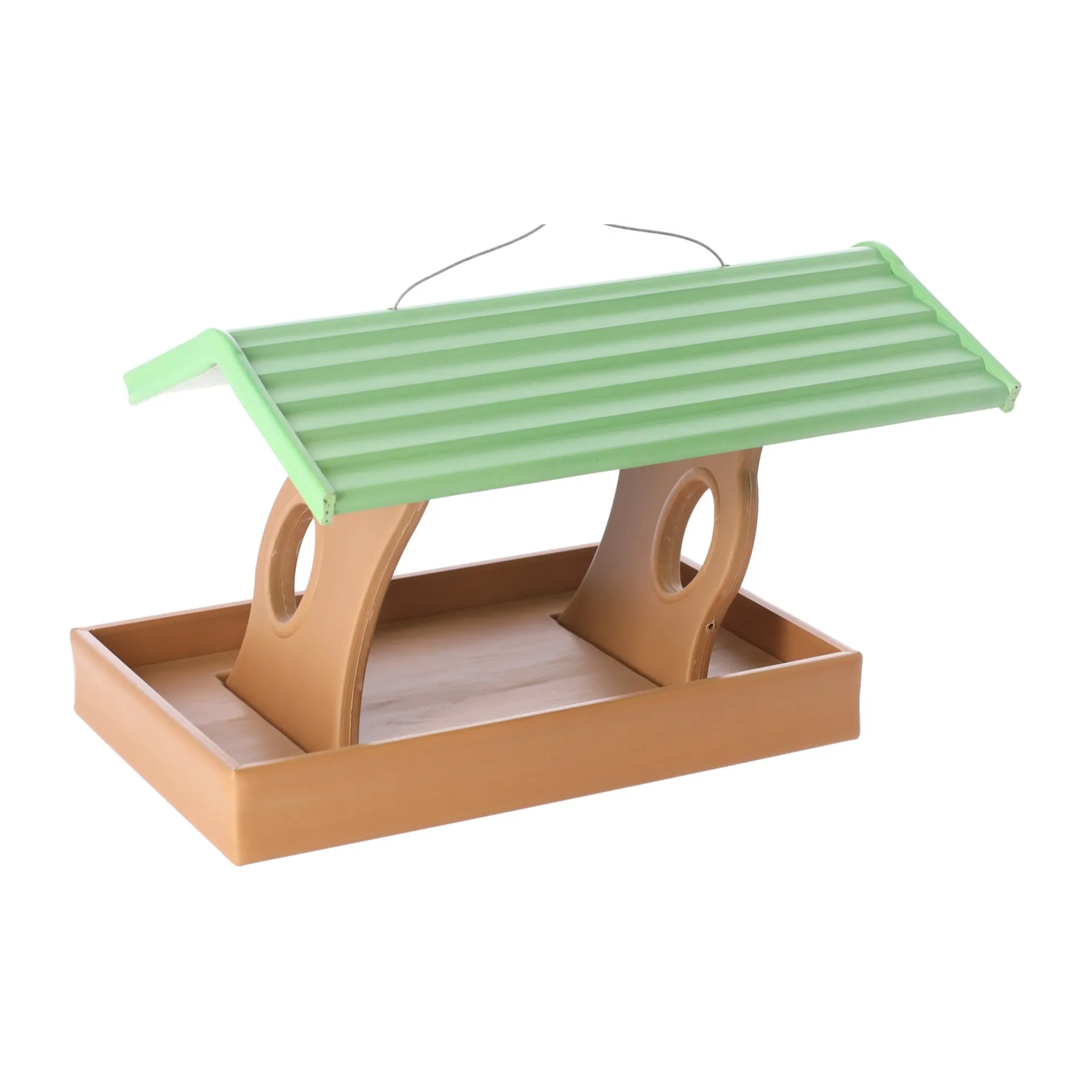 voederhuis-grieny-bruingroen-3-msSrAbbk-0.webp Sale Flamingo Voederhuis Grieny Bruin/groen 32x20,5x19,5cm