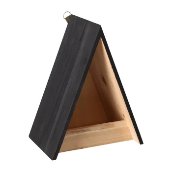 Clearance Flamingo Voederhuis Zilan Hout Natuur/zwart