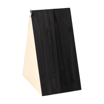 Clearance Flamingo Voederhuis Zilan Hout Natuur/zwart