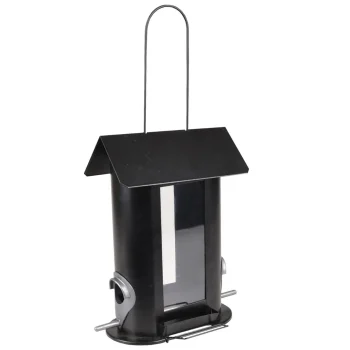 Fashion Flamingo Voedersilo Zaad Jonna Zwart 21,5 X 16,5 X 25 Cm