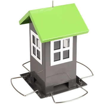 Fashion Flamingo Voedersilo Zaad Rayan Grijs 12 X 12 X 19 Cm