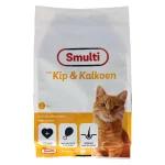 Clearance Smulti Voer Kat Adult Kip-kalkoen 3 Kg