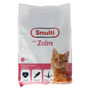 Sale Smulti Voer Kat Adult Zalm 3kg