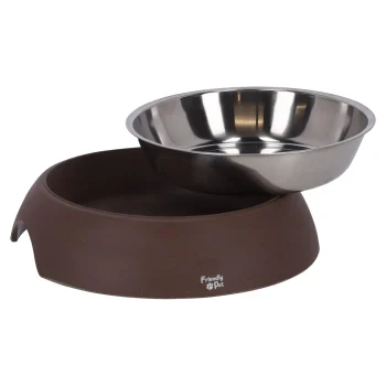 Clearance Friendly Pet Voerbak Bamboo Olijf 600ml