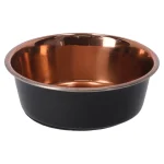 Clearance Friendly Pet Voerbak Ezra Rvs Zwart/koper D13,5cm 475ml FP