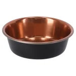Clearance Friendly Pet Voerbak Ezra Rvs Zwart/koper D11,8cm 300ml FP