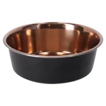 Fashion Friendly Pet Voerbak Ezra Rvs Zwart/koper D16,8cm 900ml FP
