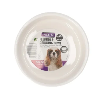 Online Friendly Pet Voerbak Hond Kera Slip 14cm Zwart/wit