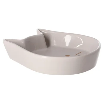 Clearance Friendly Pet Voerbak Kat Kapo Keram Grijs 250ml