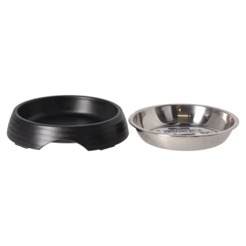 Sale Friendly Pet Voerbak Kat Ribbel Zwart 160ml