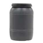 Best Voerton Met Schroefdeksel 60 L Zwart