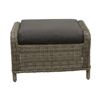 Best Bois Le Duc Voetenbank Olvera Willow Grey Met Kussen