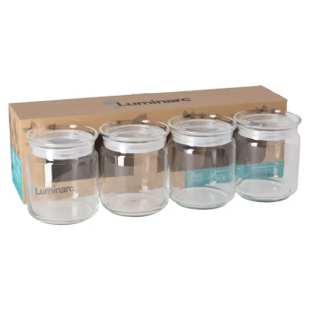 Clearance Luminarc Voorraadpot 4x 0,75l 4pcs